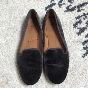 Velvet Effect Loafers